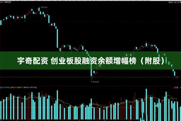 宇奇配资 创业板股融资余额增幅榜（附股）