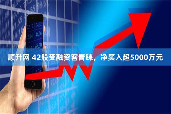 顺升网 42股受融资客青睐，净买入超5000万元